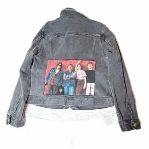 Breakfast club denim jacket up cycle